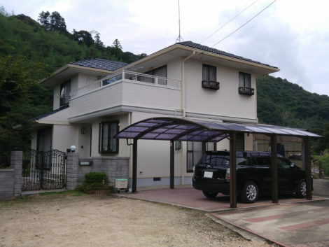 山口県山陽小野田市大字郡Y様邸 外壁屋根塗装工事